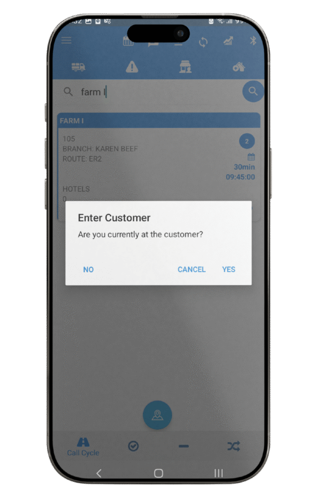 Field Sales Automation app on mobile showing key features and real-time order tracking.